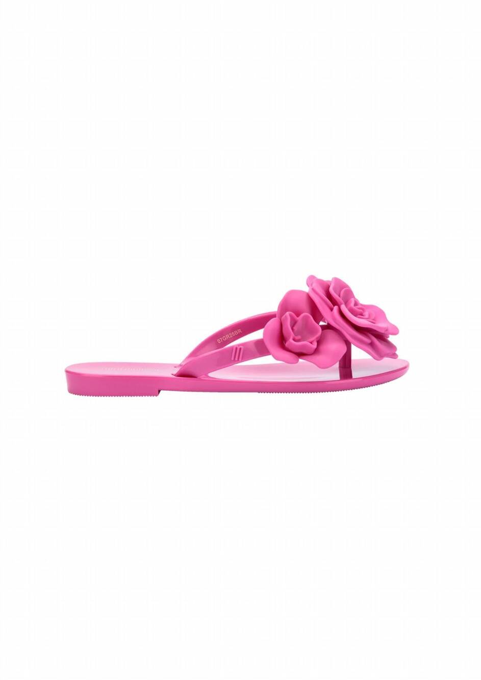 NEW MINI MELISSA girls' harmonic petals flip-flops in lilac